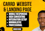 carrd, carrd website design carrd landing page carrd website redesign carrd co